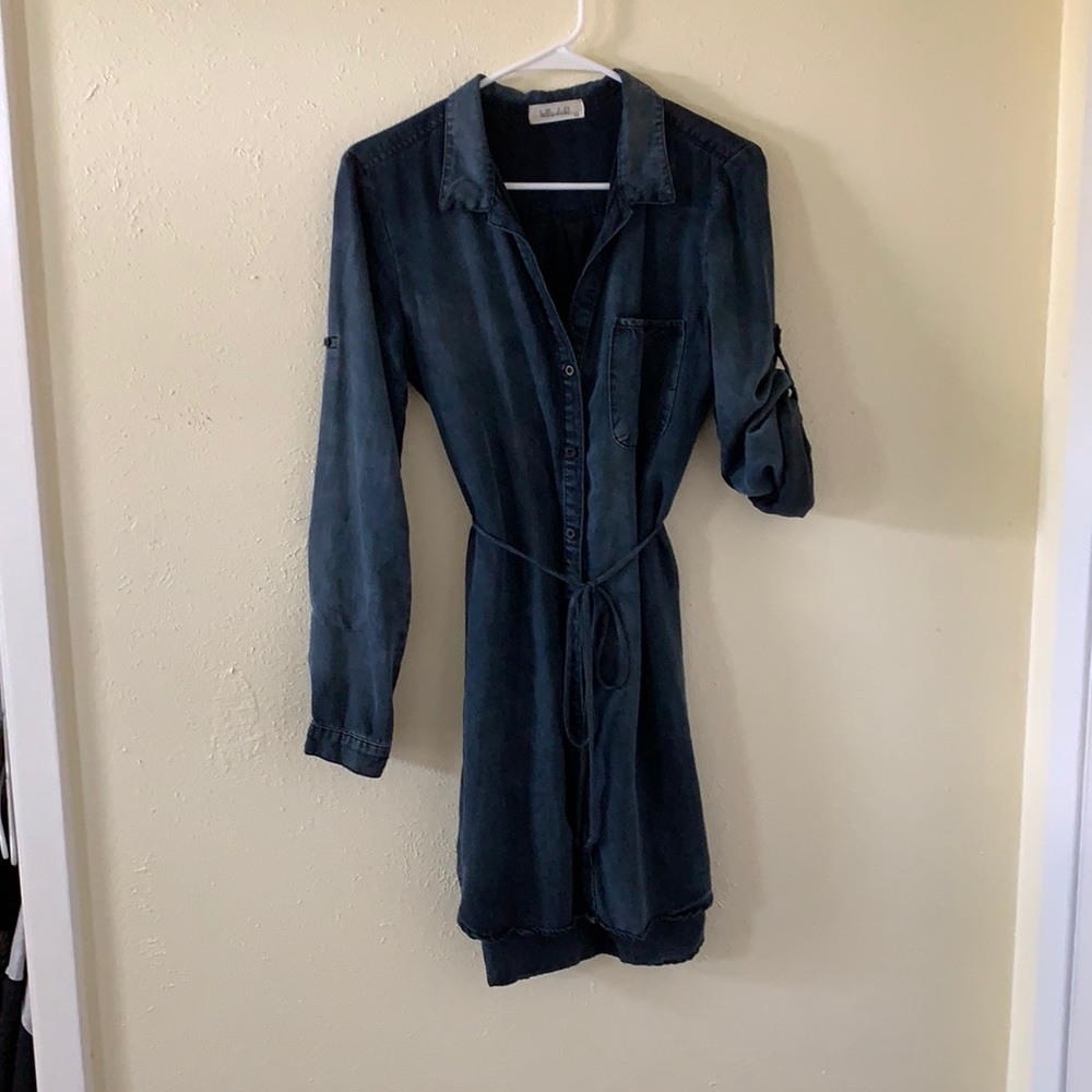 Bella Dahl Soft Denim Dress, XS